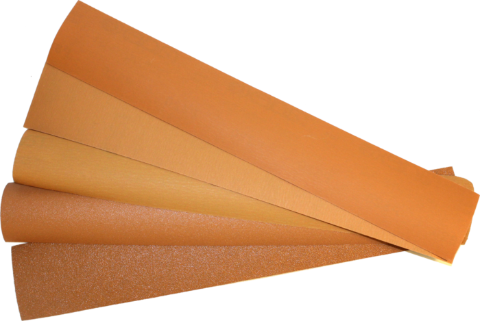 gold abrasive paper sheets with velcro
