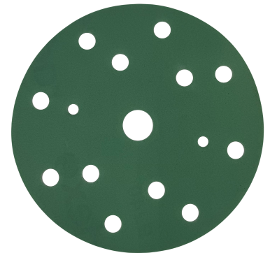 green film abrasive disc