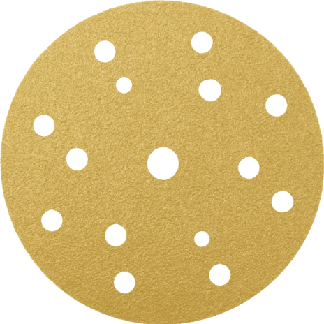 gold abrasive disc with velcro