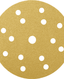 gold abrasive disc with velcro