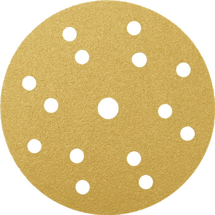 gold abrasive disc with velcro