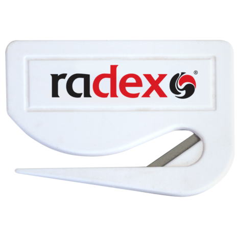 white masking film cutter with RADEX logo