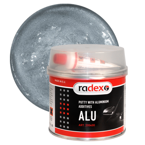 alu putty with aluminum powder with color