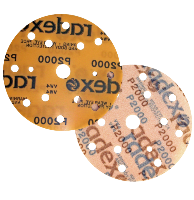 gold microfinishing abrasive film disc