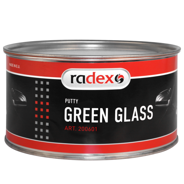 green glass putty