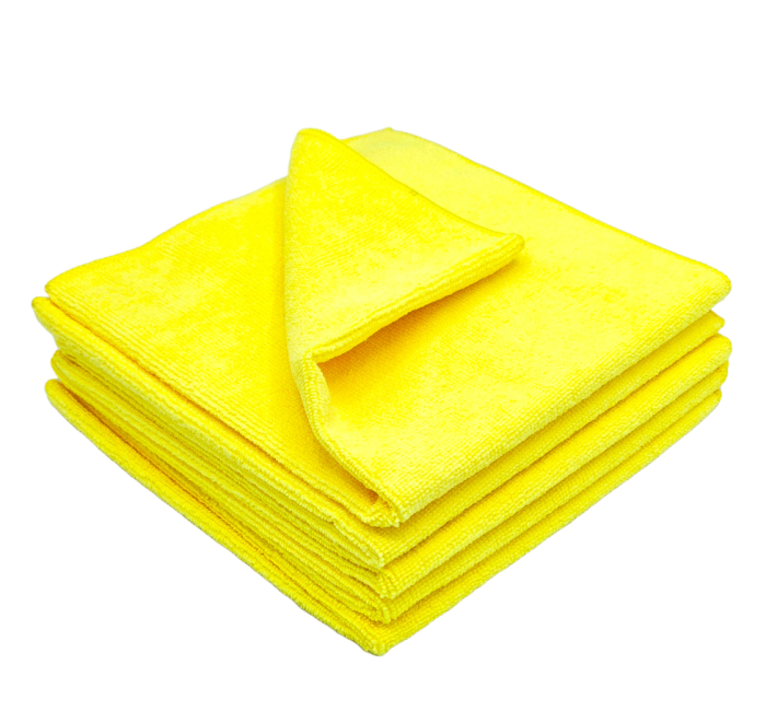 yellow microfiber polishing cloth