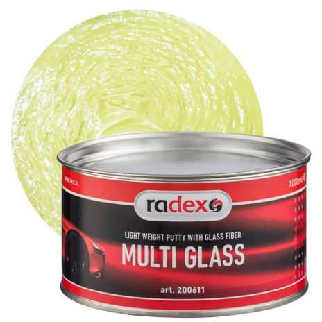 multi glass putty with color