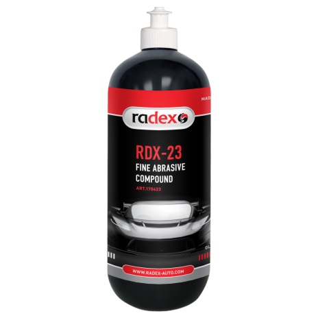 rdx 23abrasive compound in a bottle