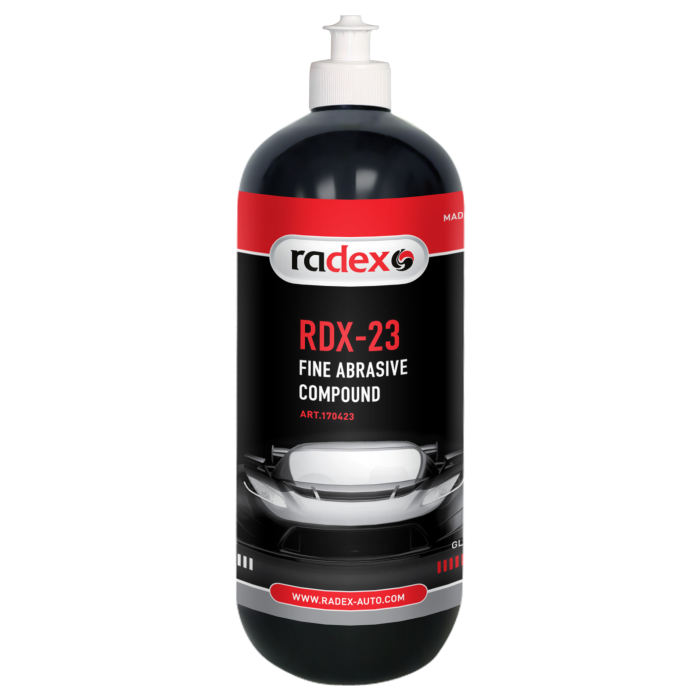 rdx 23abrasive compound in a bottle