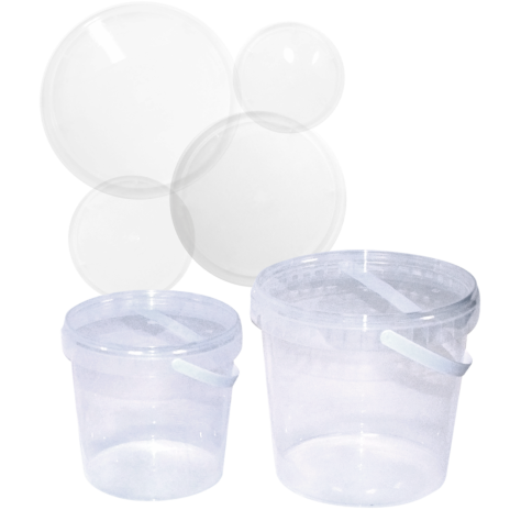 transparent shaking cups with lids
