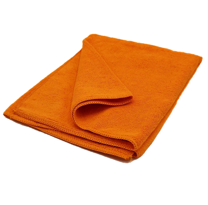 orange superfiber polishing cloth