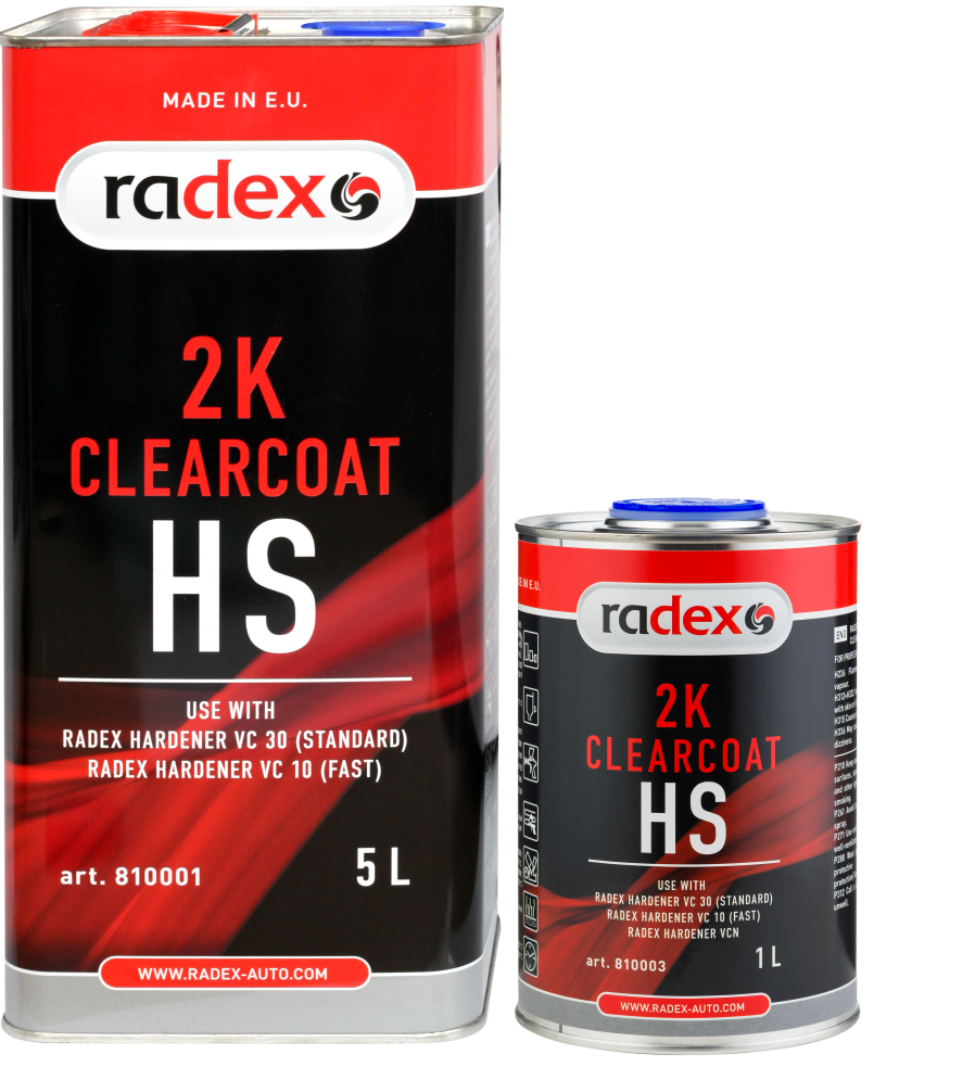 2K HS clearcoats in two sizes