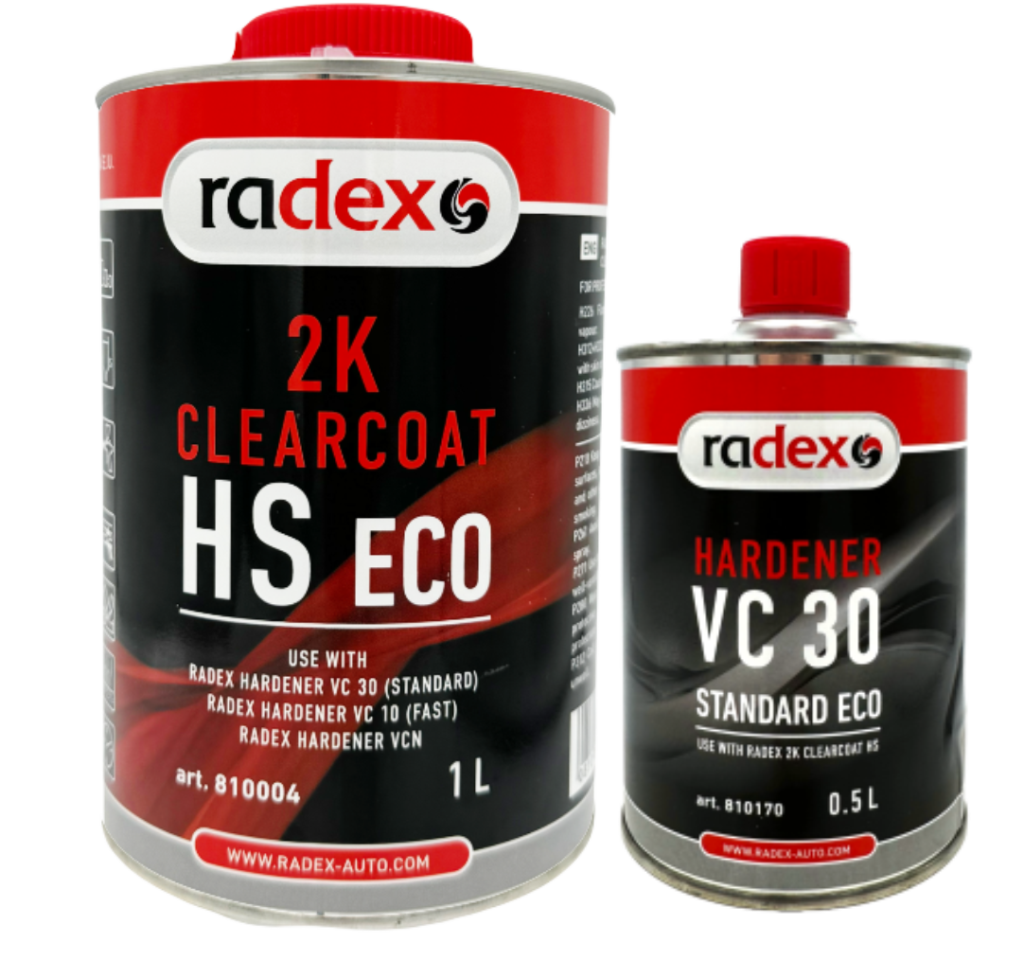 2K HS ECO clearcoat and hardener