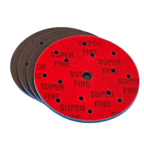 Red abrasive sponge discs