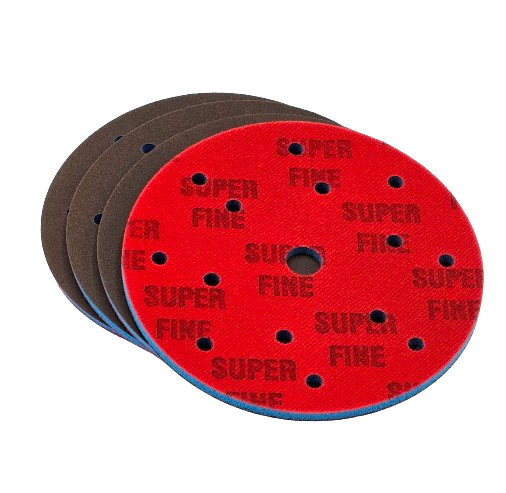 Red abrasive sponge discs